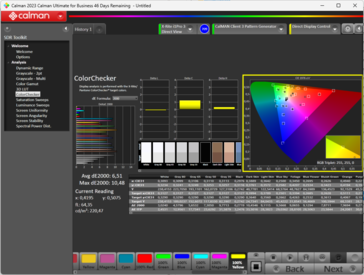 Calman ColorChecker OD modu