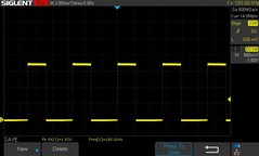 mPRT açıkken 180 Hz PWM