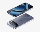 Pixel 11 Pro'nun ön ve arka yüzünü gösteren resmi olmayan render.