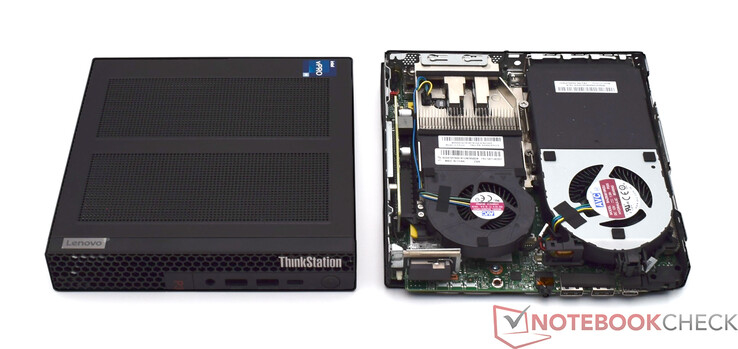 Üstü açık Lenovo ThinkStation P3 Tiny