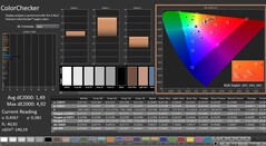 CalMAN: ColorChecker (kalibre edilmiş)