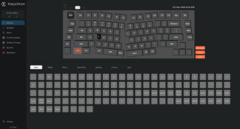 Keychron Launcher tuş haritası ekran görüntüsü