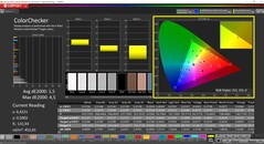 CalMAN ColorChecker (Profil: sRGB, Renk Uzayı: sRGB)