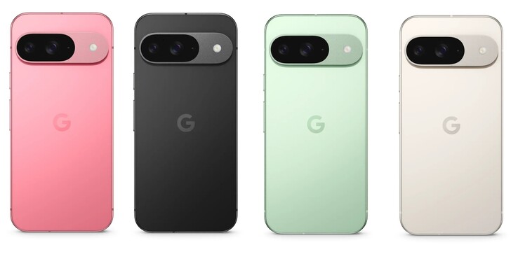 Google Pixel 9'un renk seçenekleri