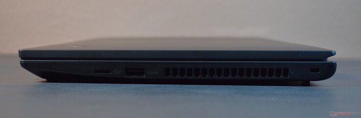sağ: microSD, USB A 3.2 Gen 1, Kensington kilit yuvası