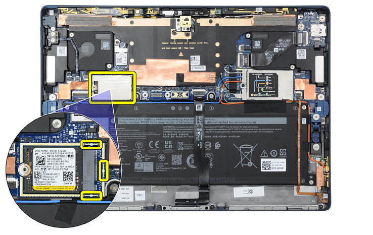 Latitude 7350 Ayrılabilir (Kaynak: Dell)