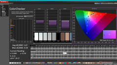 Kalibrasyondan sonra ColorChecker