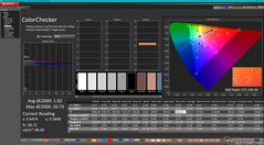 Kalibrasyondan sonra ColorChecker