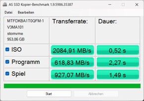 AS SSD Kopyalama