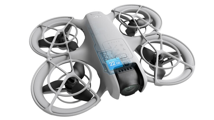 22 GB dahili depolama alanı (kaynak: DJI)