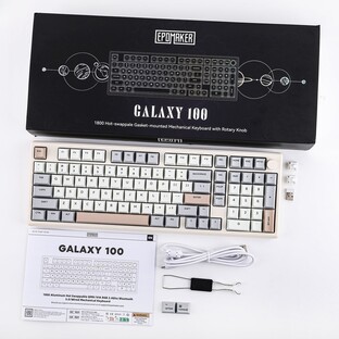 Epomaker Galaxy 100 beyaz kutu açılışı