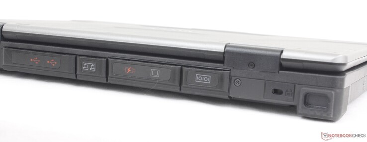 Arka: 2x USB-A 3.2 Gen. 2, RJ-45, USB-A 3.2 Gen. 1, VGA bağlantı noktası, Kensington kilidi