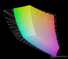 vs. Adobe RGB: %76,5 kapsama alanı