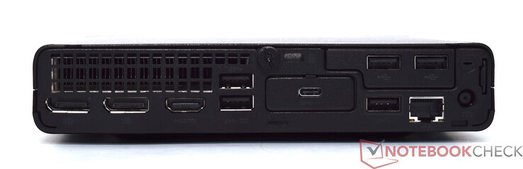 Arka: 2x DisplayPort 1.4, HDMI 2.1, 3x USB Type-A 10 Gbit/s, 2x USB Type-A 2.0, USB Type-C 10 Gbit/s, RJ45 GBit-LAN, güç konektörü