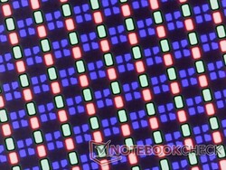 Grenlilik sorunu olmayan net RGB alt piksel dizisi