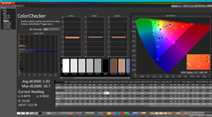 Kalibrasyondan sonra ColorChecker