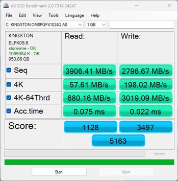 USB4 üzerinden ADATA SE920 ile performans kontrolü