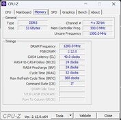 CPU-Z Bellek