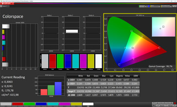 Renk Alanı (True Tone devre dışı, sRGB hedef renk alanı)