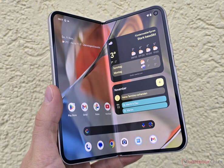 Google Pixel 9 Pro Fold akıllı telefon Notebookcheck incelemesi (görsel kaynağı: Marcus Herbrich)