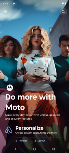 Motorola Moto G75 yazılımı