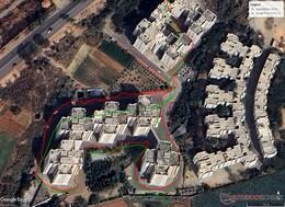 Yoğun bir konut kampüsü içinde navigasyon