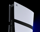 Sony'nin PlayStation 5 Pro konsolunun arka kısmının render görüntüsü